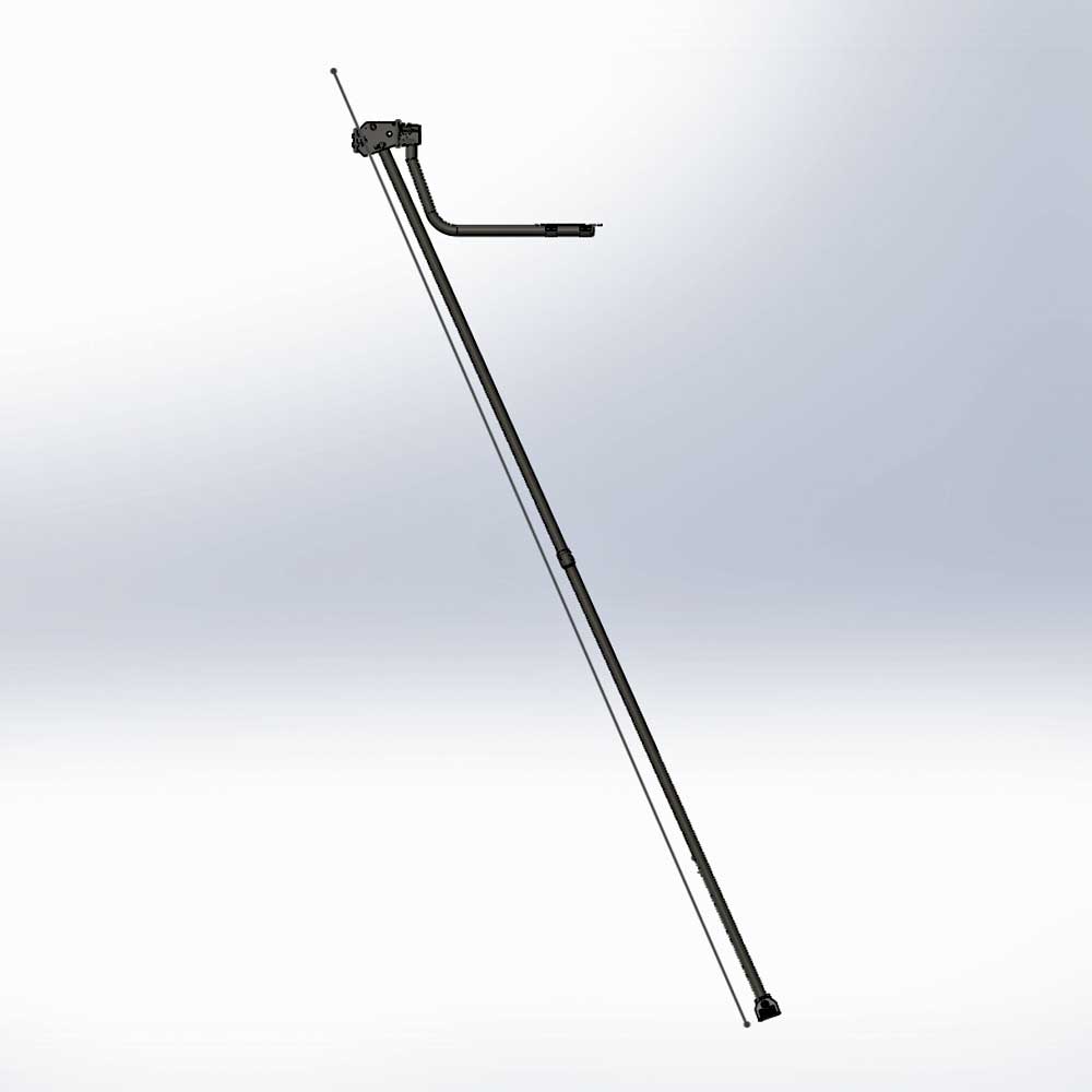 Radarhalterung-für-Achterstag-Ausrichtung-achtern