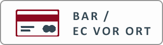 Bar oder per EC vor Ort