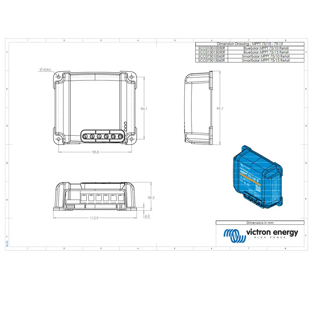 Victron SmartSolar MPPT Laderegler